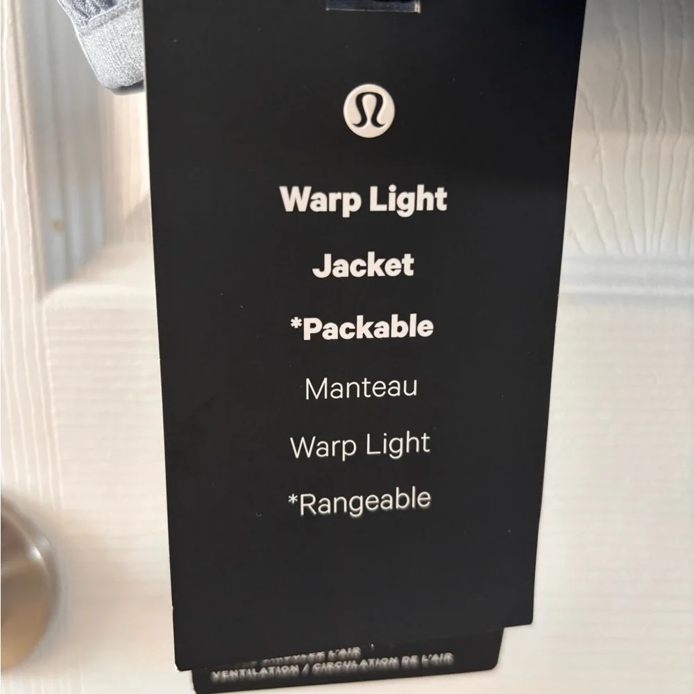 Warp Light packabke Jacket size Small Men’s light blue - Picture 6 of 6